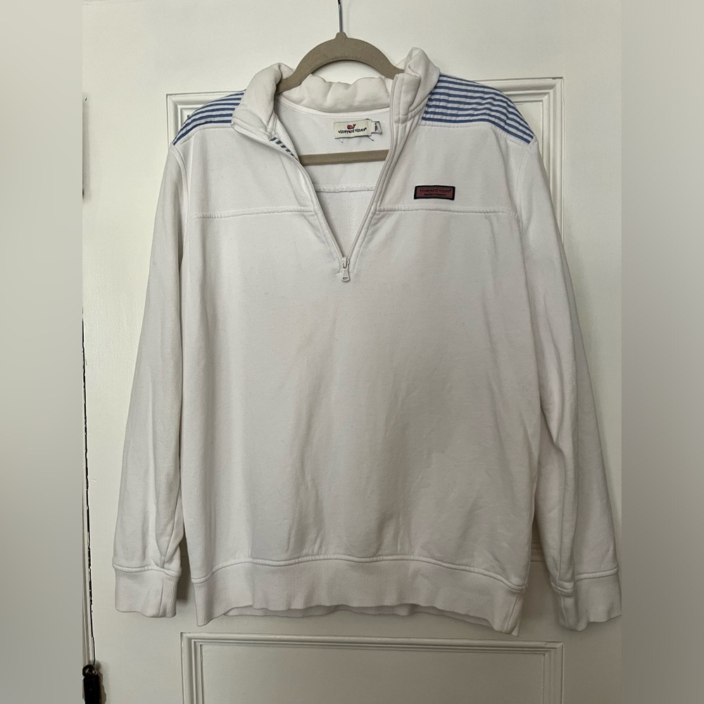 Vineyard Vines Women’s White Shep Shirt Seersucker - Small
